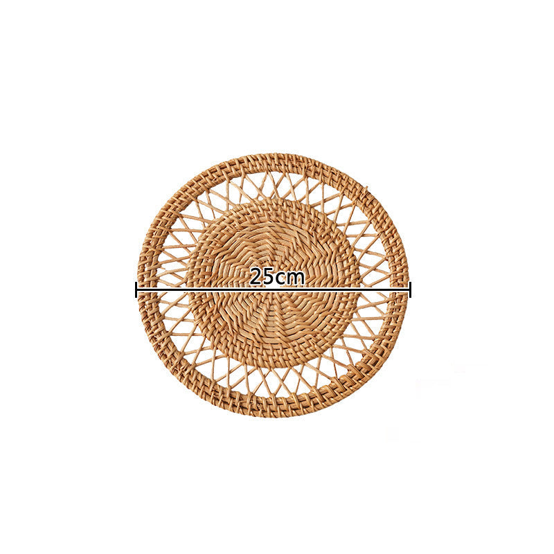 Dames Placemat Handgemaakt Natuurlijke Uitstraling 25 cm 0