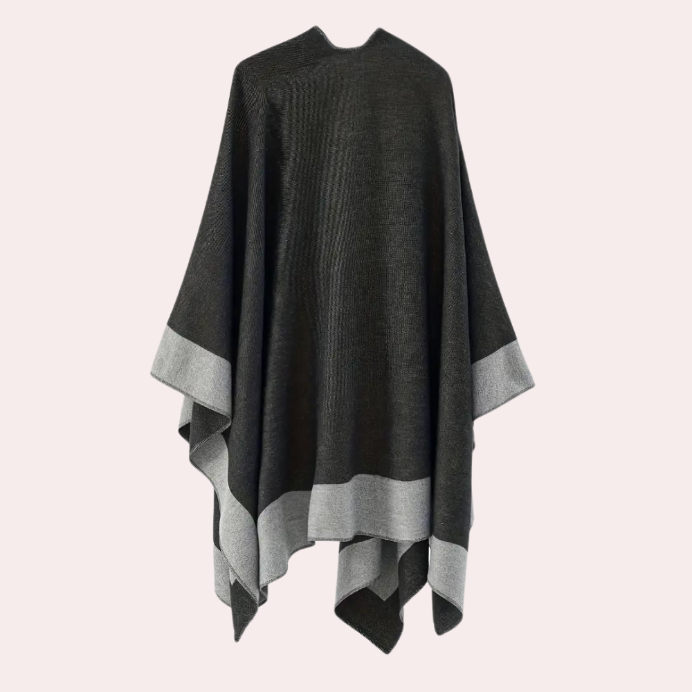 Dames Poncho Imitatie Kashmir Casual en Trendy 1