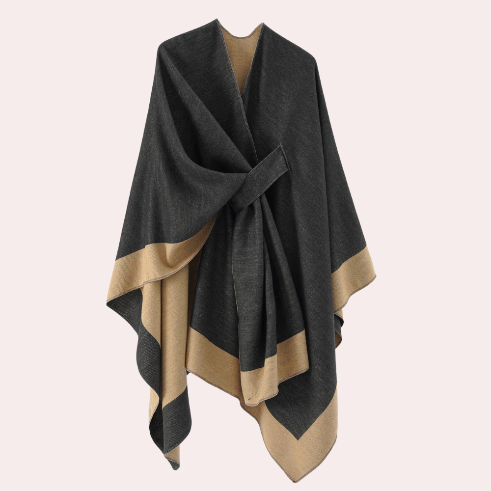 Dames Poncho Imitatie Kashmir Casual en Trendy 4