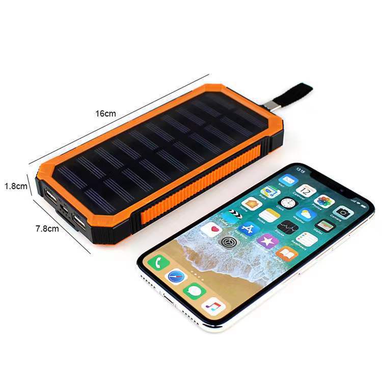 Dames Powerbank Zonne-energie Draagbaar Snellaadmodel 4
