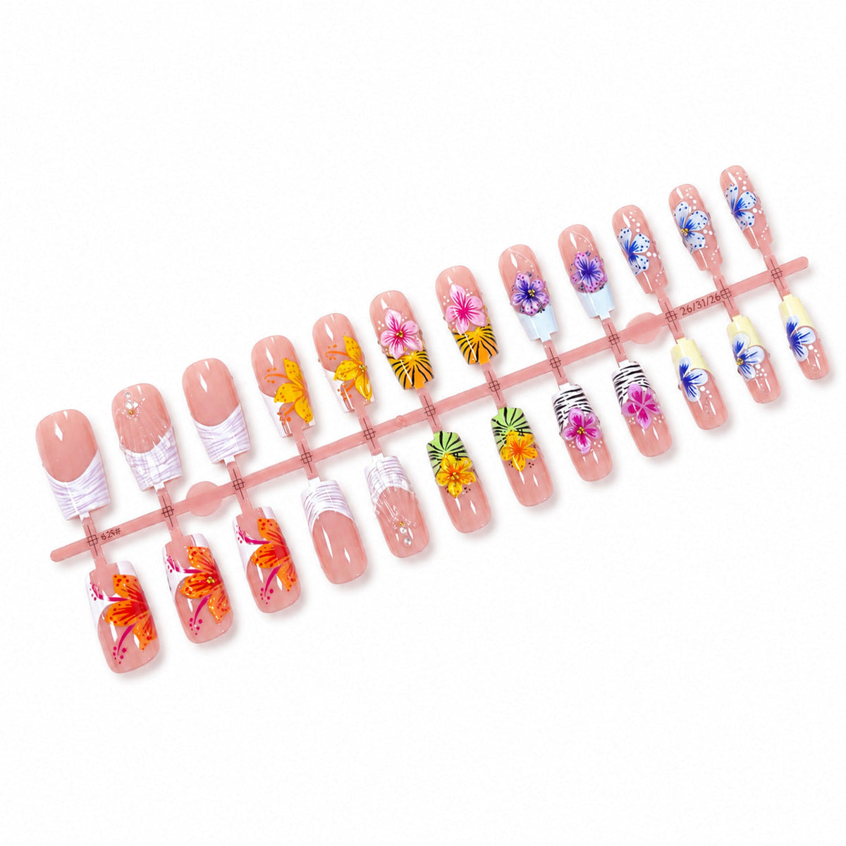 Dames Press-On Nagels Artistiek Design 4