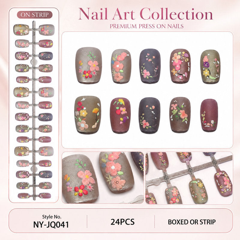 Dames Press-On Nagels Stijlvol en Gebruiksvriendelijk 2