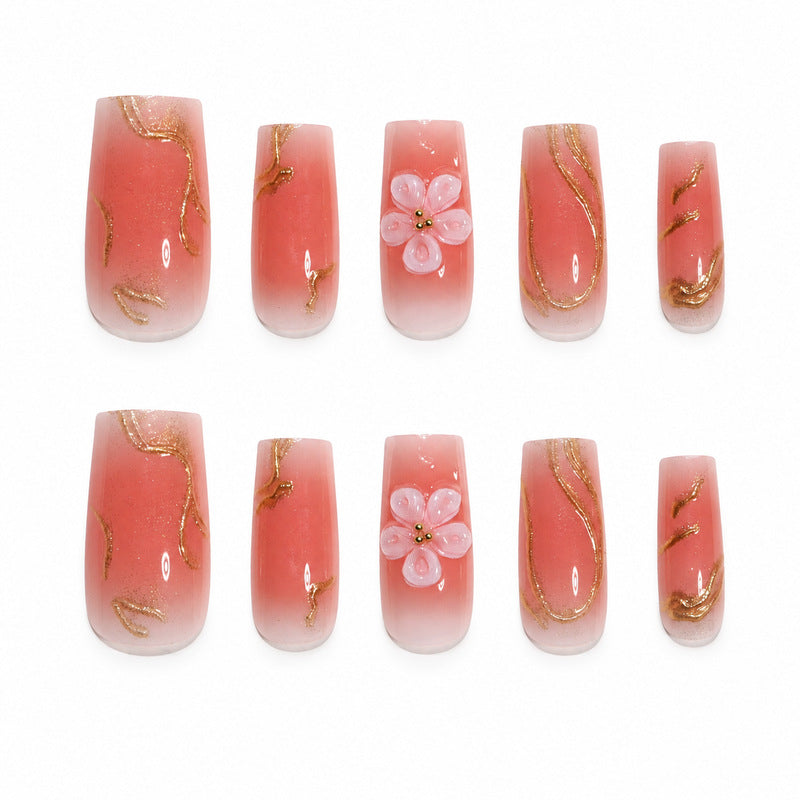 Dames Press-On Nagels Trendy Nail Art Set 3