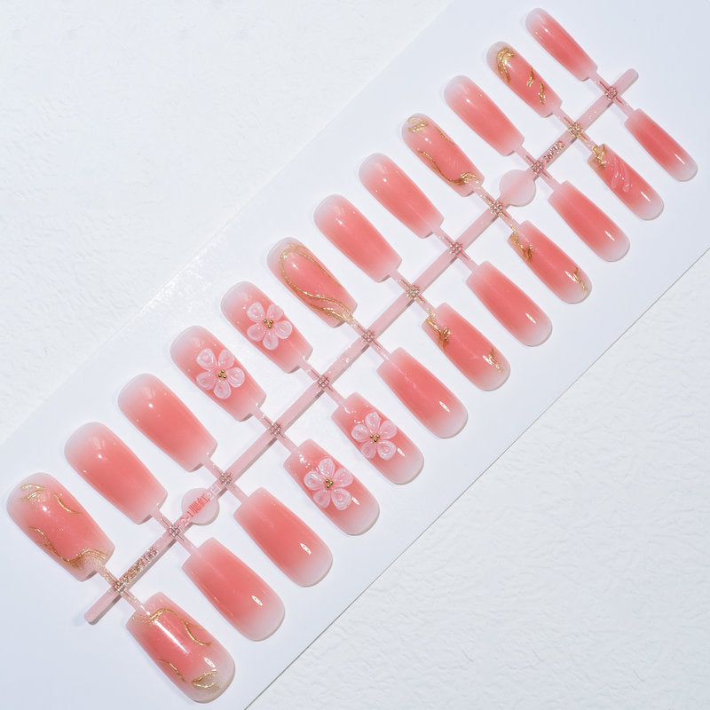 Dames Press-On Nagels Trendy Nail Art Set 5