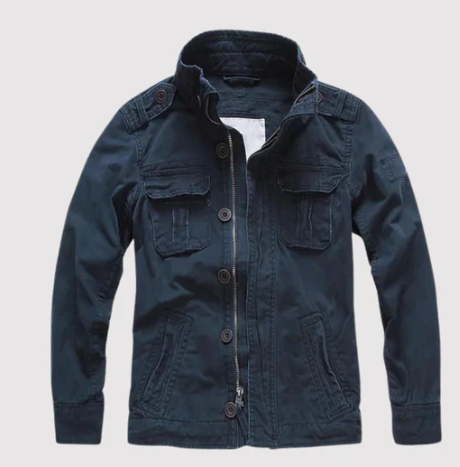 Dames Retro Denimjack met Meerdere Zakjes 1