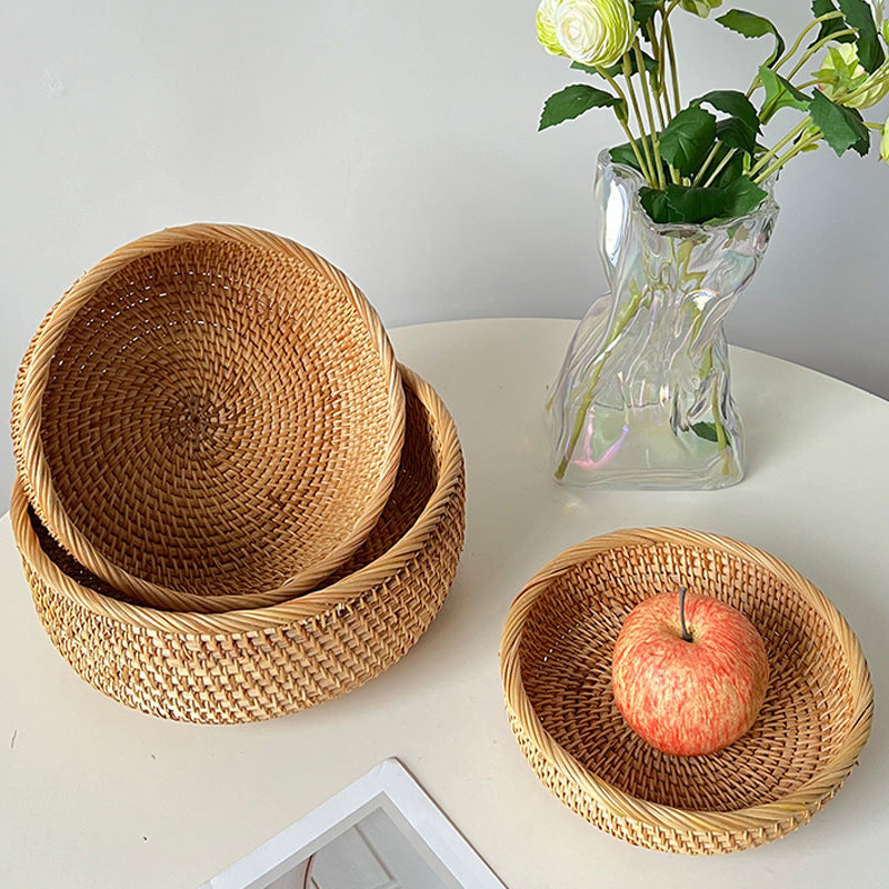Dames Ronde Decoratieve Mand Handgeweven Design 1