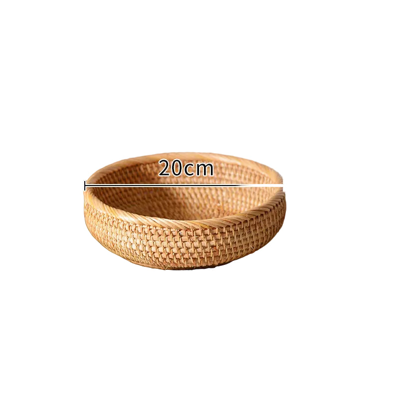 Dames Ronde Decoratieve Mand Handgeweven Design 6