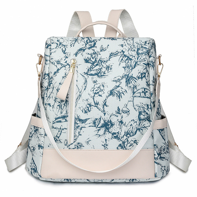 Dames Rugzak Bloemenprint Modern Design 0