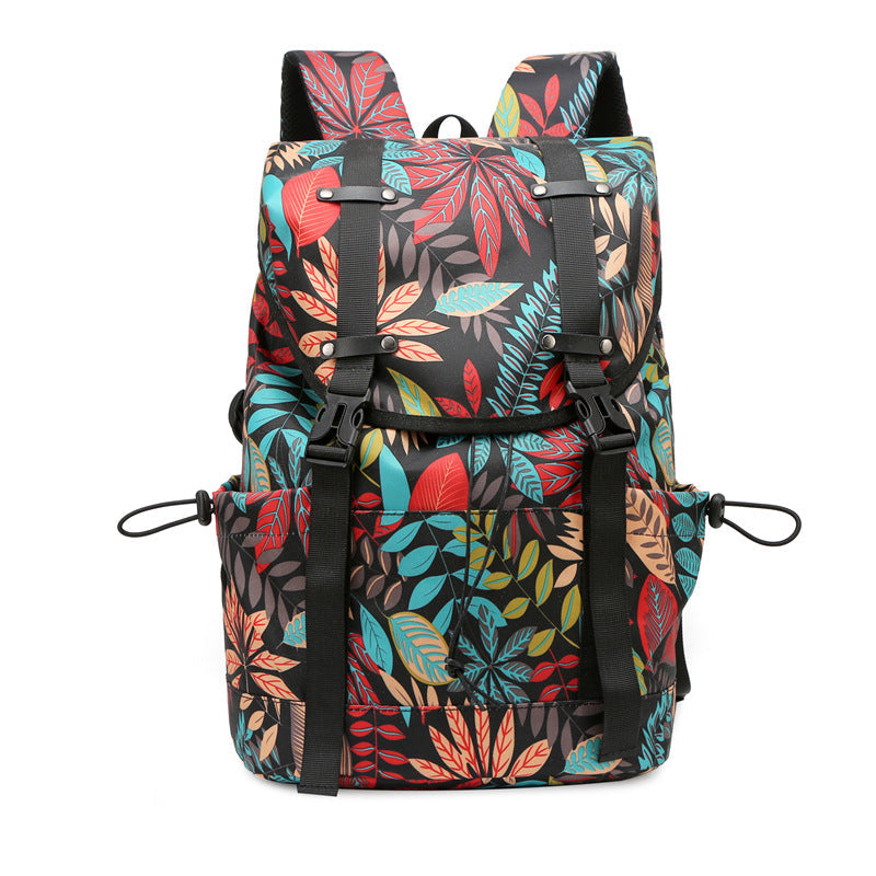 Dames Rugzak Bloemenprint met Laptopcompartiment Modern Design 0
