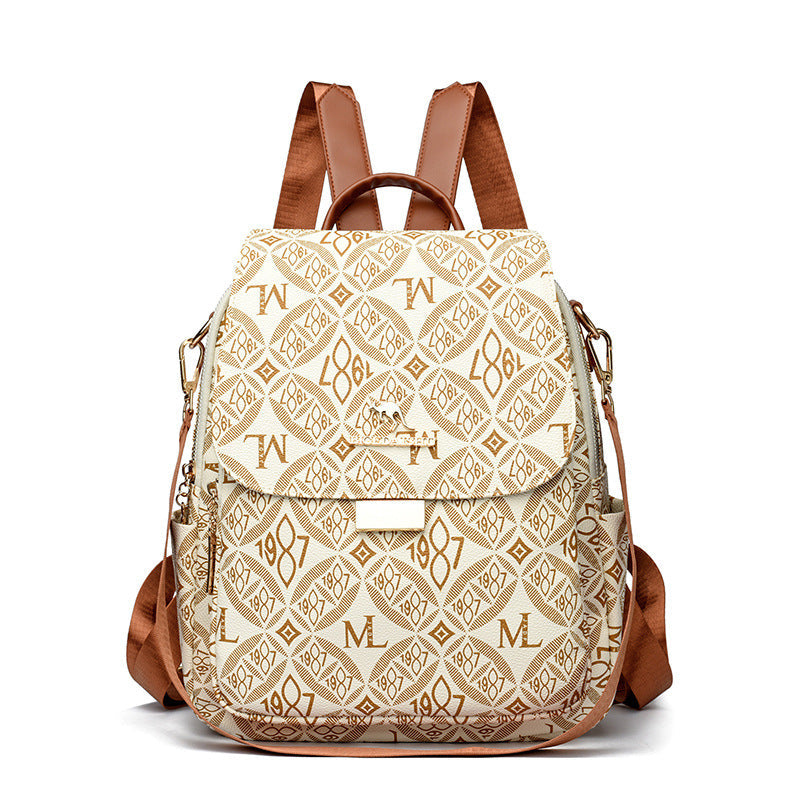 Dames Rugzak Met Geometrisch Patroon Modern Design 3