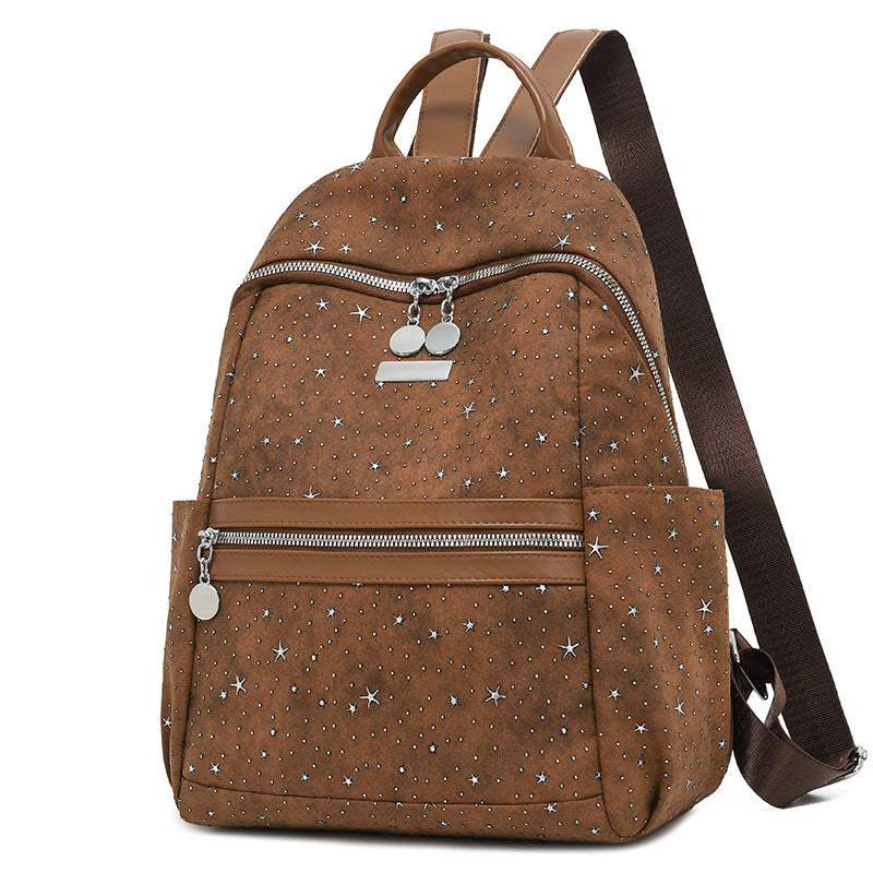 Dames Rugzak Met Sterrenaccenten Trendy Design 0