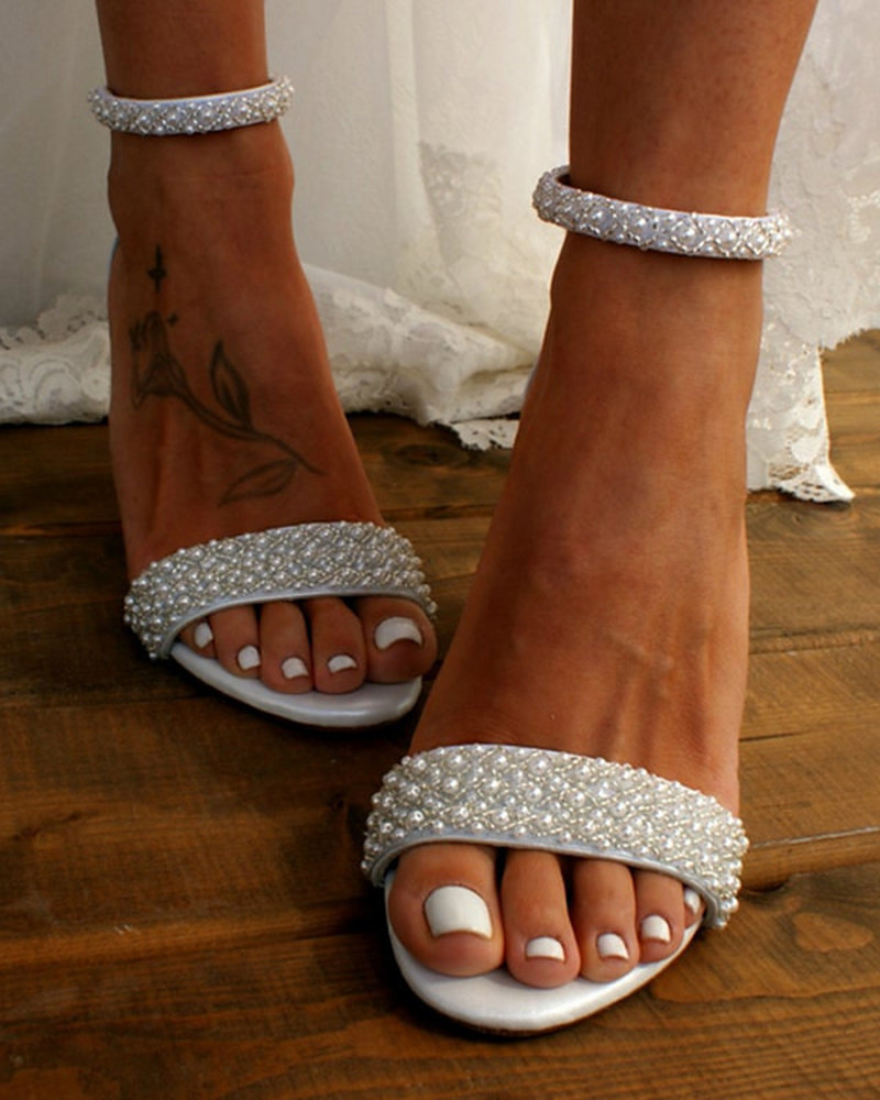 Dames Sandalen Fijne Bandjes Voor Bruiloften En Feestelijke Gelegenheden 4