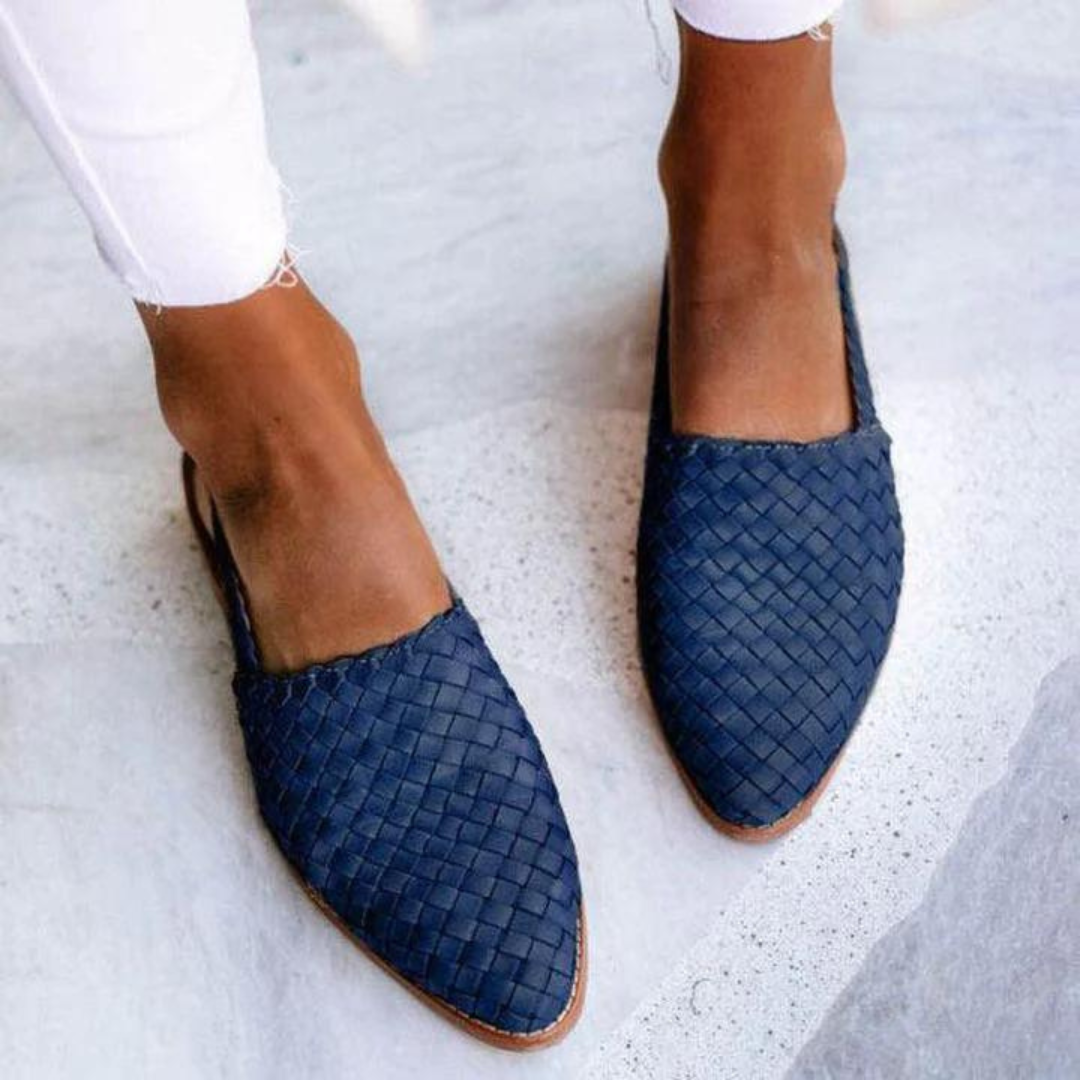 Dames Sandalen Handgeweven Comfortabele Slip-On Textiel 1