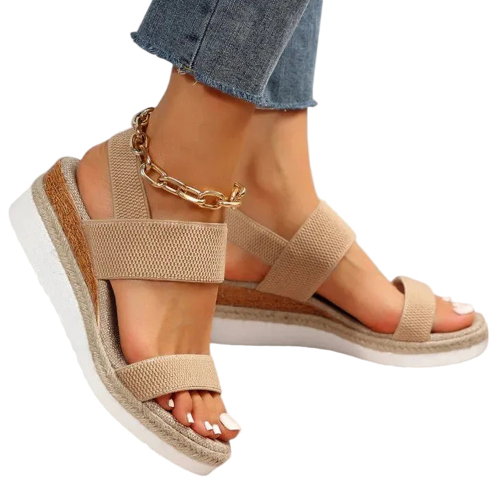 Dames Sandalen Open Sandaalstijl Met Gevoerde Zool 0