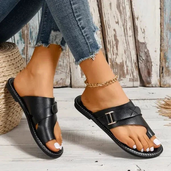 Dames Sandalen Vintage Stijl met Ondersteuning voor Casual en Outdoor Gebruik 2