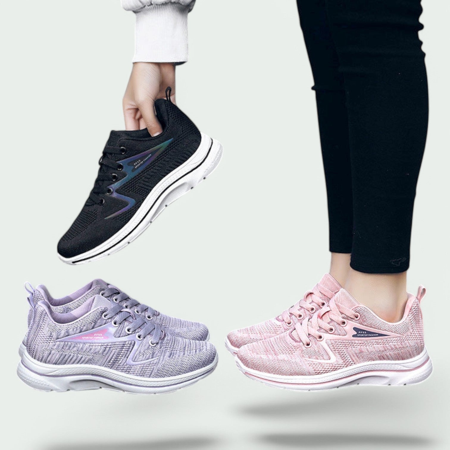 Dames Schoenen Ergonomisch Stretch-Fit met Extra Grip 6