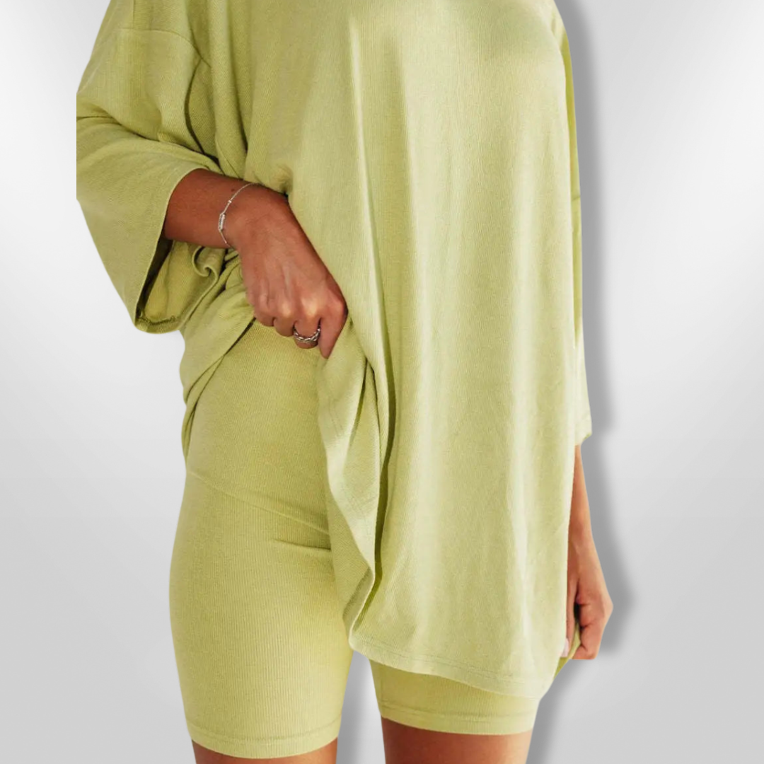Dames Set Casual Oversized Katoen 5