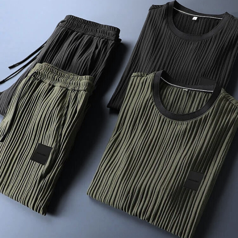 Dames Set Comfy Katoen en Zijde Lichtgewicht Zomerstijl 1