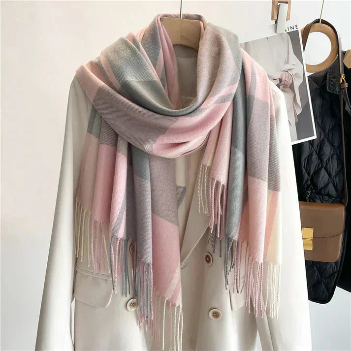 Dames Sjaal Geruit Luxe 3