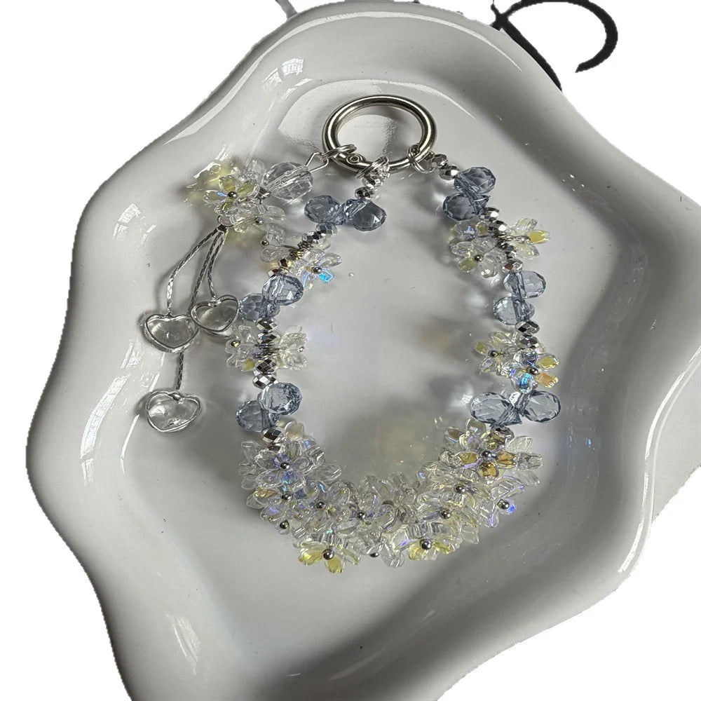 Dames Sleutelhanger Bloemenhanger Met Strik Detail 4