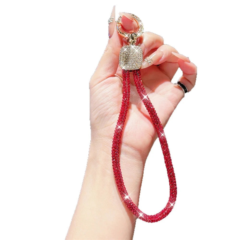 Dames Sleutelhanger Strass Strik Design 1