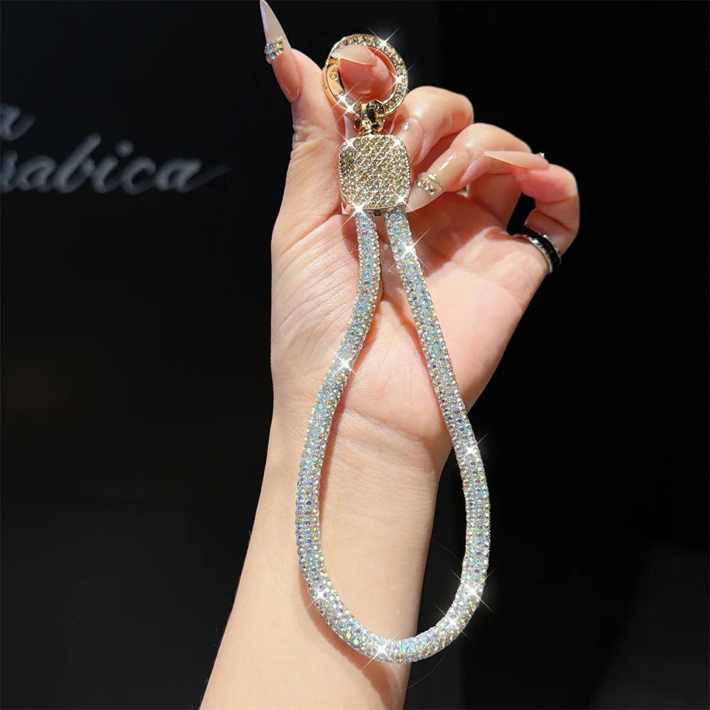 Dames Sleutelhanger Strass Strik Design 10