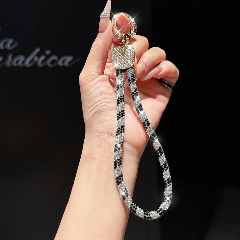 Dames Sleutelhanger Strass Strik Design 16