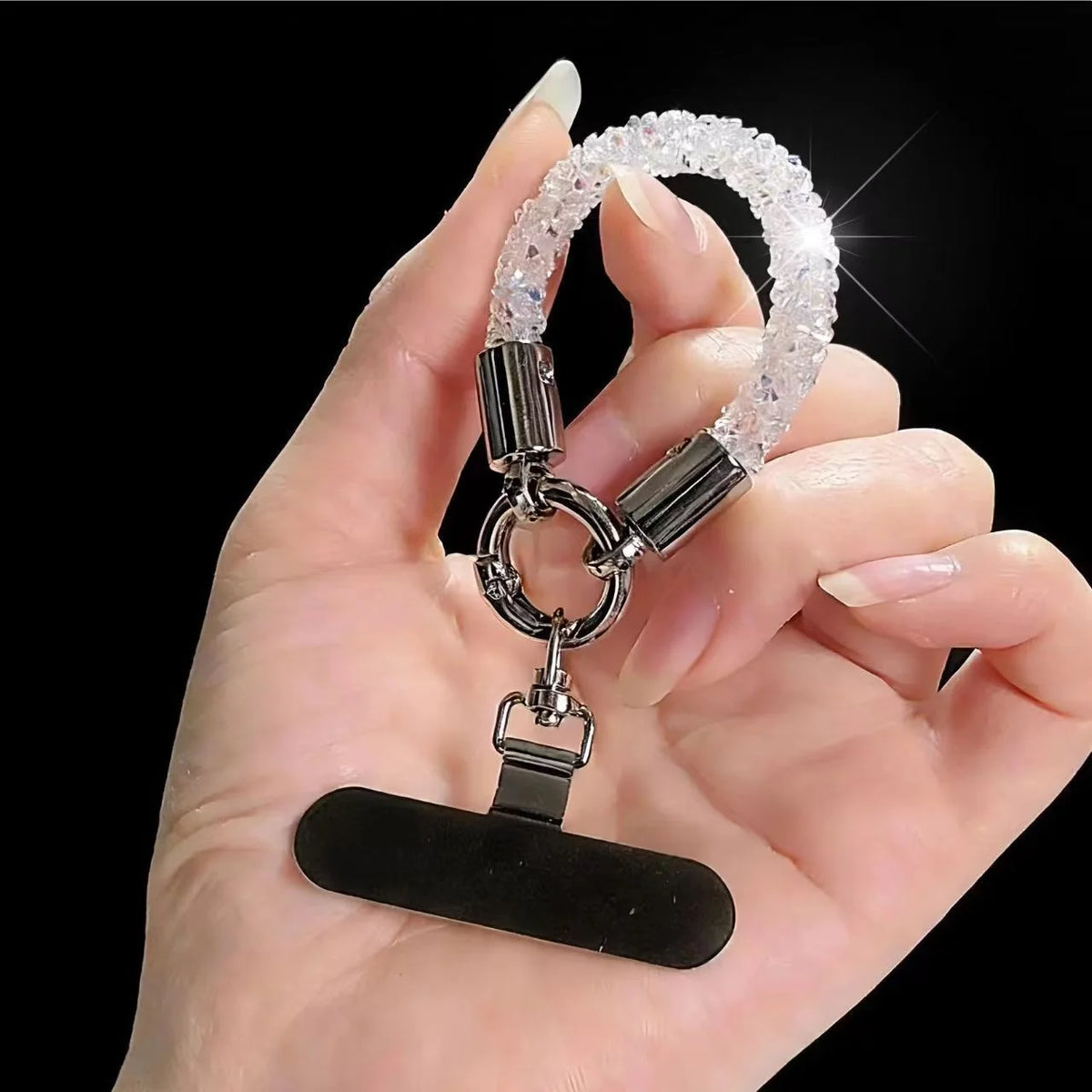 Dames Sleutelhanger met Kristal Accent Verfijnd Design 7