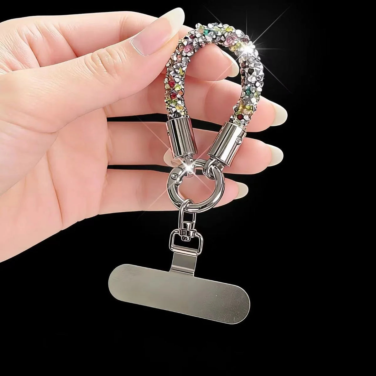 Dames Sleutelhanger met Kristal Accent Verfijnd Design 8
