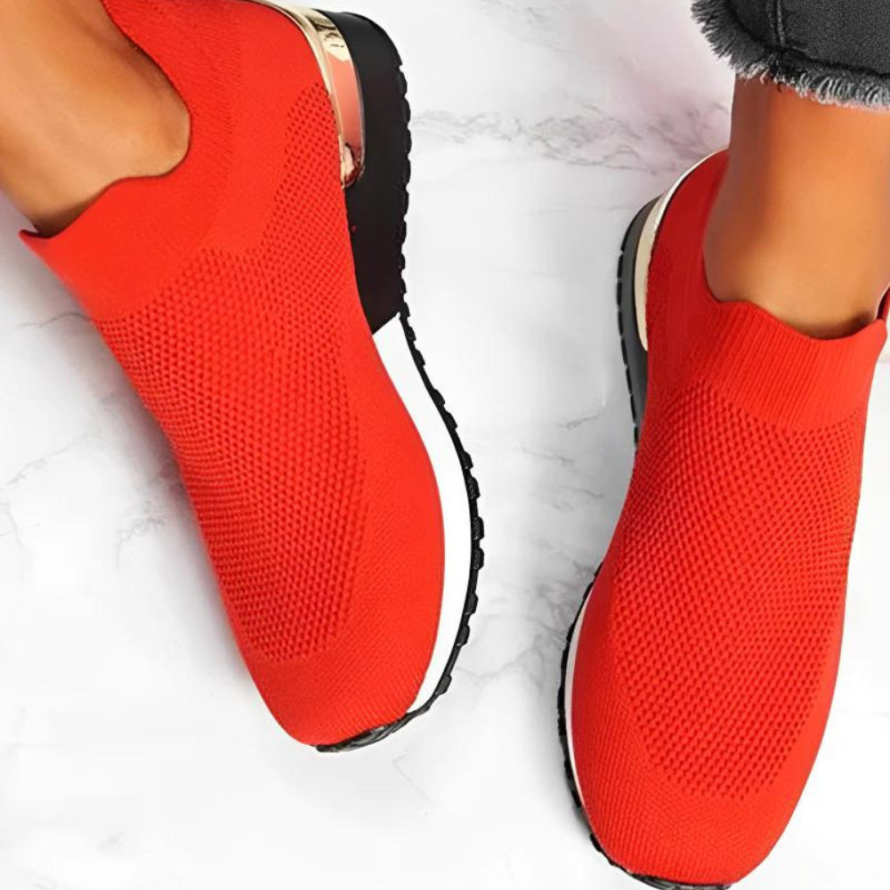 Dames Slip-On Sneakers Minimalistisch Design 1
