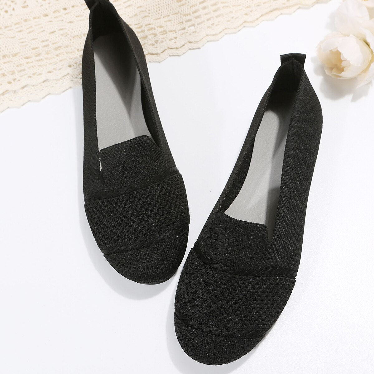 Dames Slip-Ons Casual Stijl met Luxe Bontvoering 4