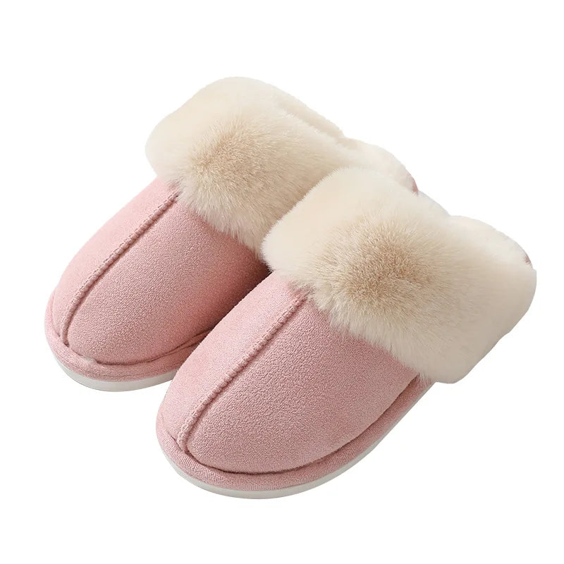 Dames Slippers Pluche Voering Antislip Slip-On voor Binnengebruik 5