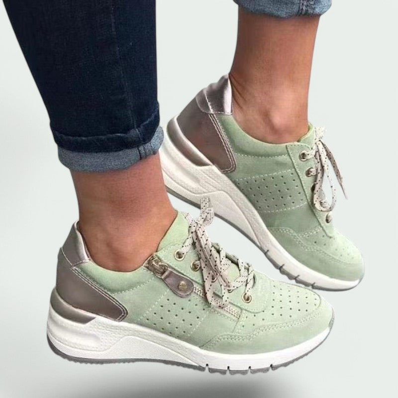 Dames Sneakers Ademend Suède Met Amortisatie 1