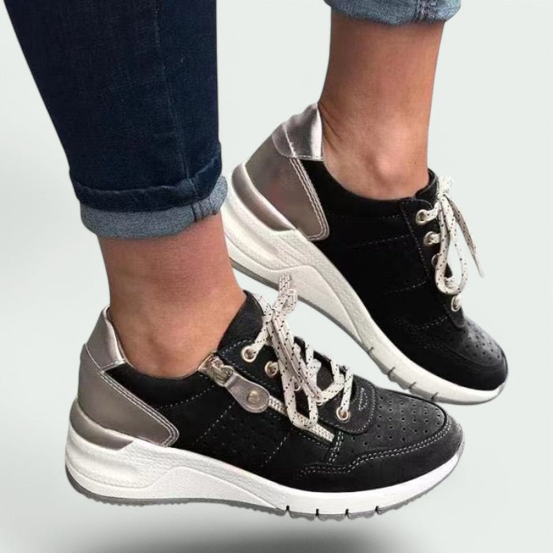Dames Sneakers Ademend Suède Met Amortisatie 2