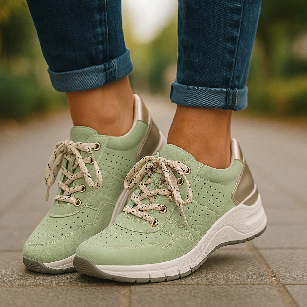 Dames Sneakers Ademend Suède Met Amortisatie 3