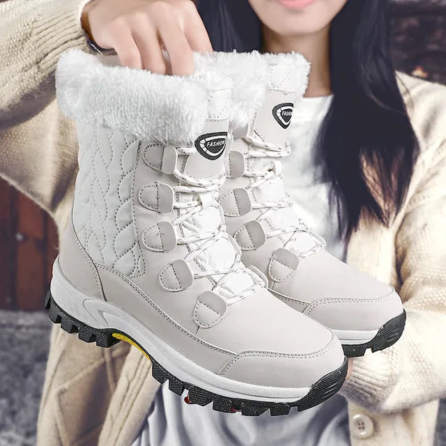 Dames Snowboots Stijlvol en Warm 0