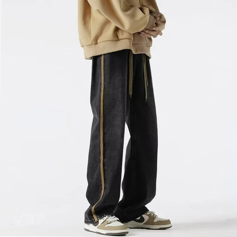 Dames Spijkerbroek Oversized Denim Met Unieke Zijkant 3