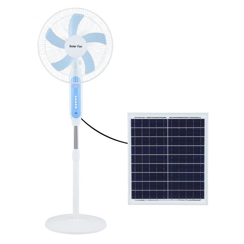 Dames Staande Ventilator Zonne-energie Met Afstandsbediening 2