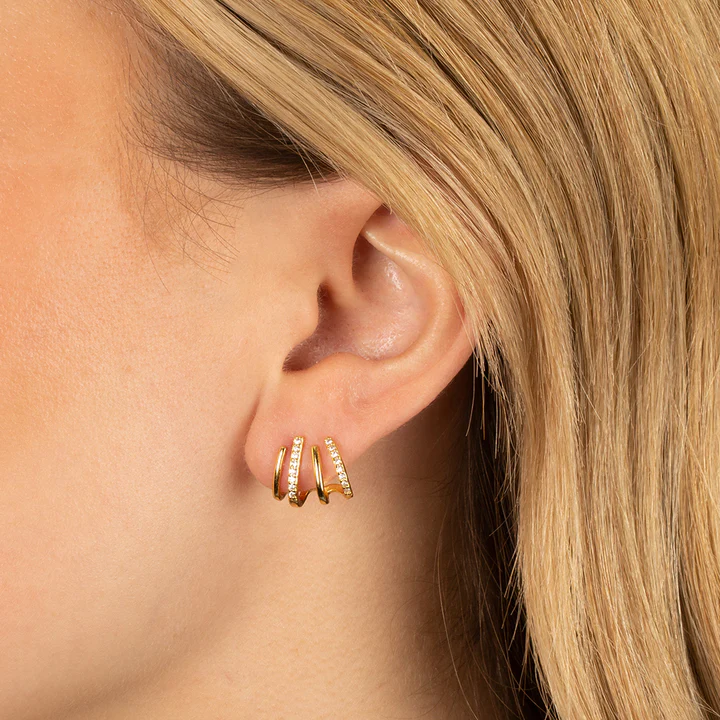 Dames Statement Oorbellen met Gedraaid Ontwerp 3