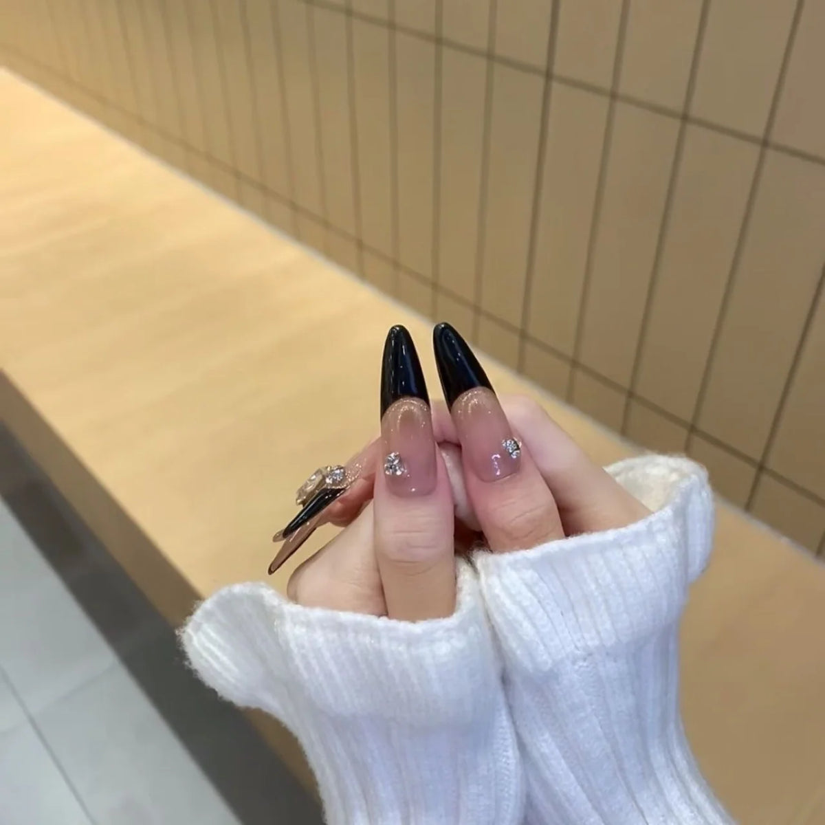 Dames Stiletto Plaknagels Trendy Design voor Elke Gelegenheid 2