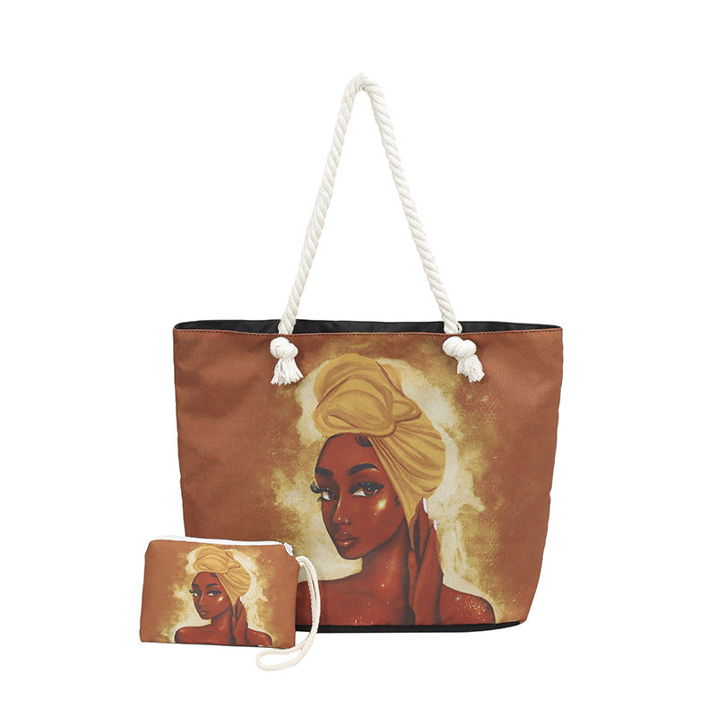 Dames Strandtas Grafische Print 18