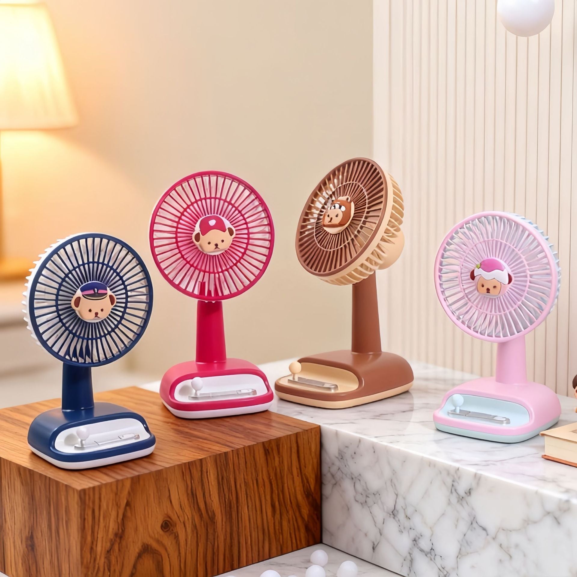 Dames Tafelventilator Flexibele Kantelhoek Modern en Stijlvol 3