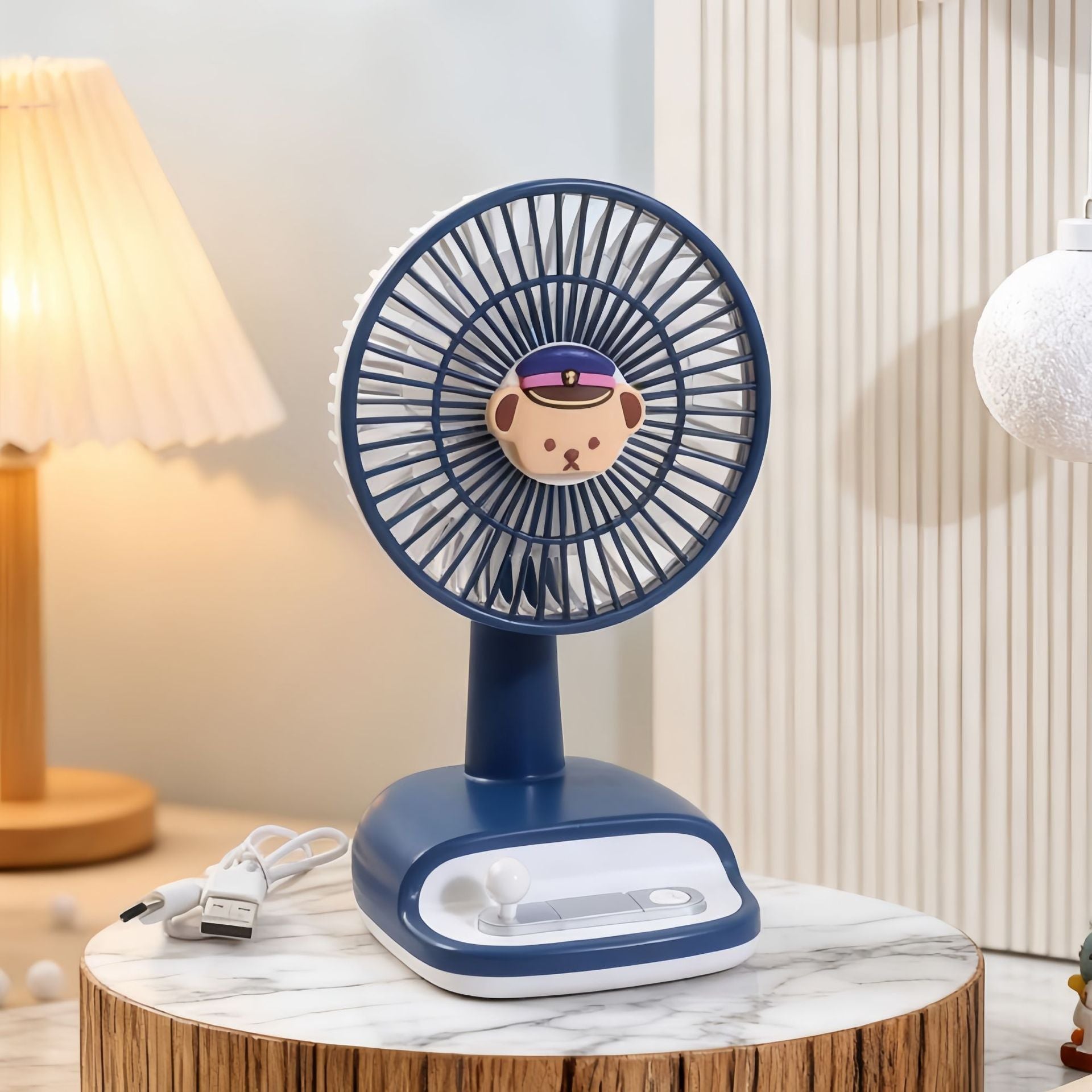 Dames Tafelventilator Flexibele Kantelhoek Modern en Stijlvol 4