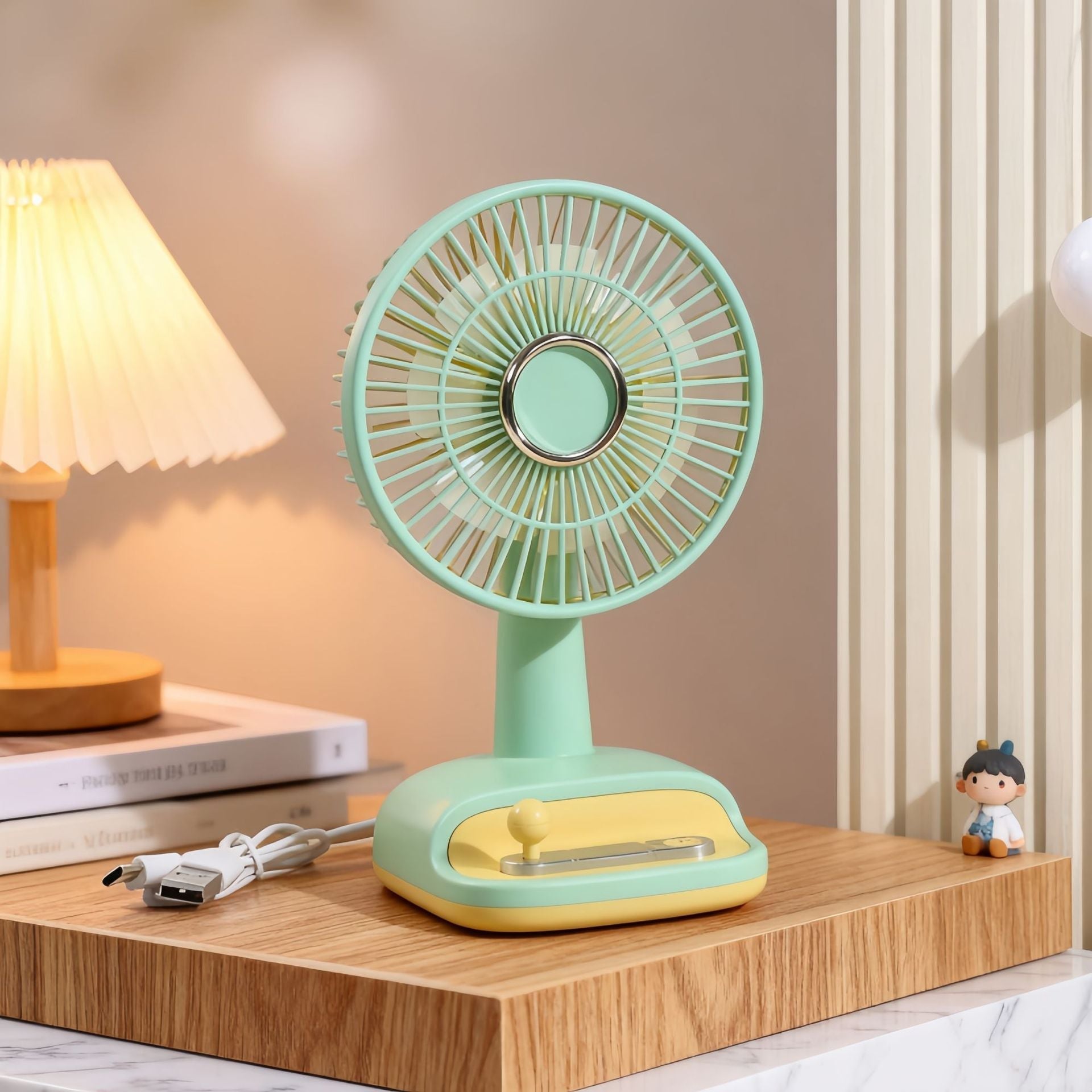 Dames Tafelventilator Flexibele Kantelhoek Modern en Stijlvol 8