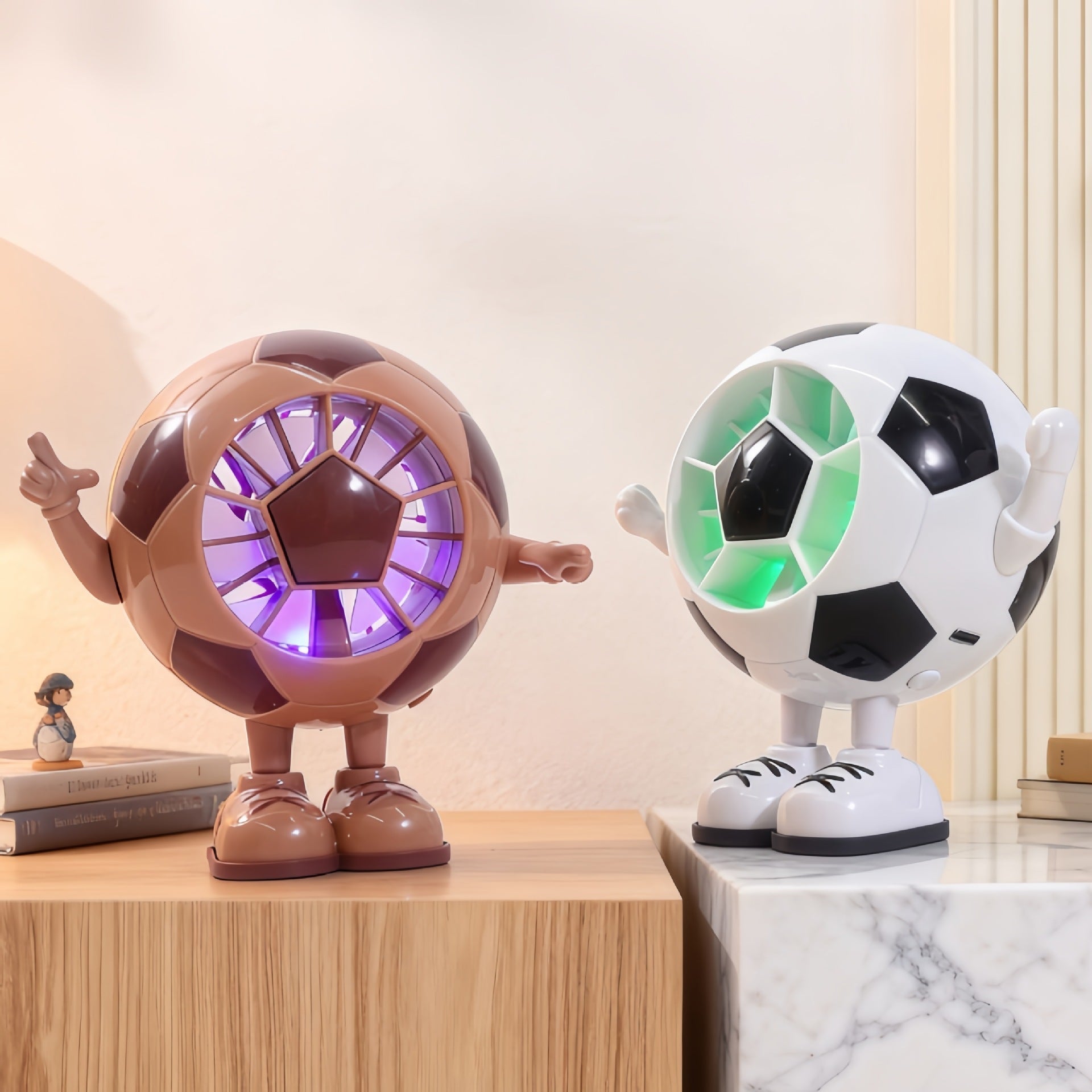 Dames Tafelventilator Voetbalontwerp 4