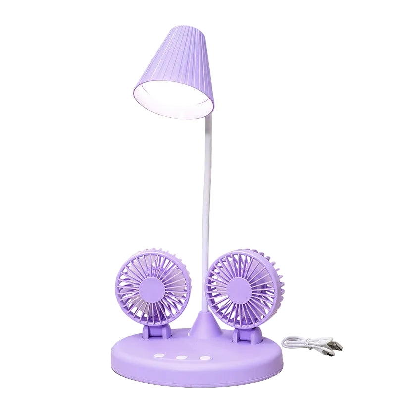 Dames Tafelventilator met LED-verlichting 0