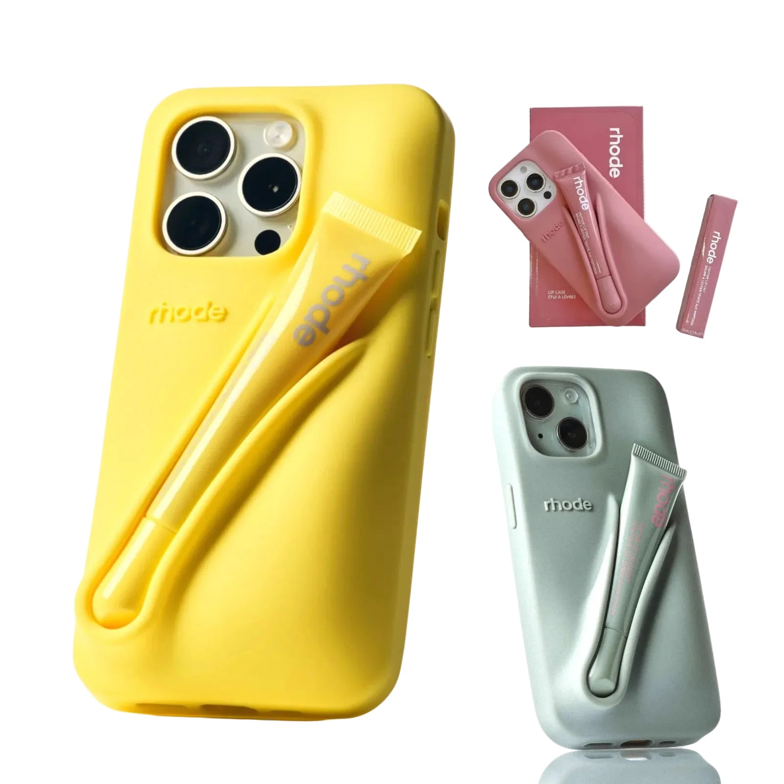 Dames Telefoonhoes Met Lipgloss Set Voor iPhone 13 Tot 17 0