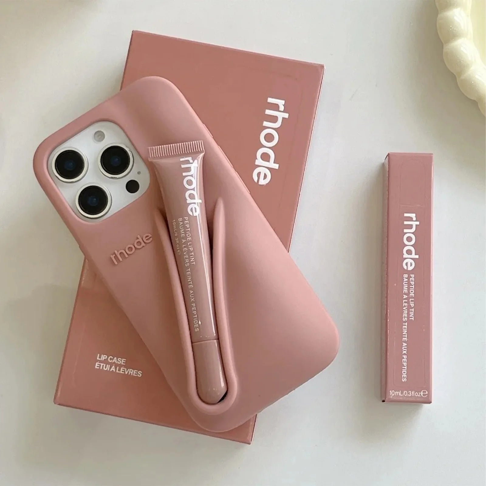 Dames Telefoonhoes Met Lipgloss Set Voor iPhone 13 Tot 17 10