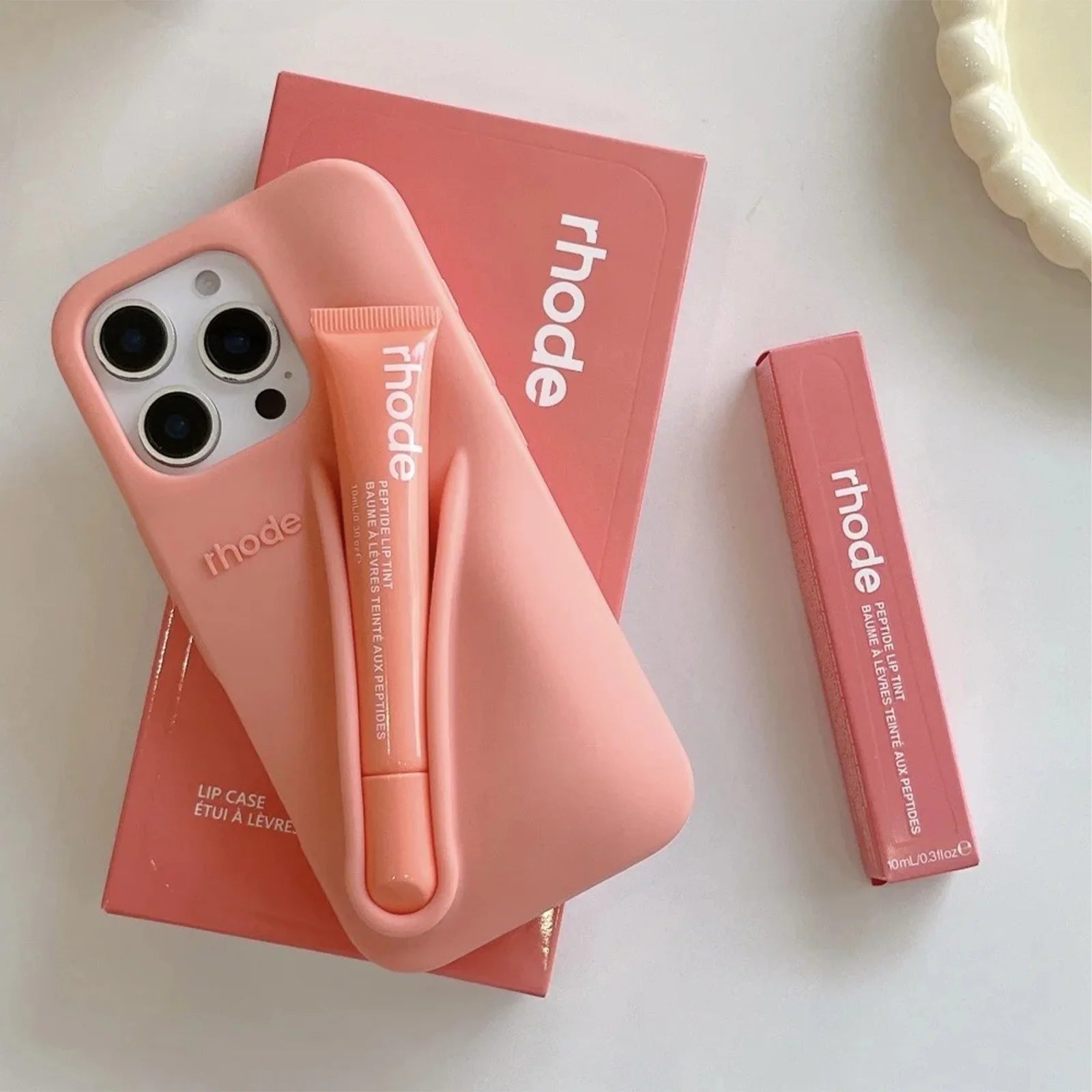 Dames Telefoonhoes Met Lipgloss Set Voor iPhone 13 Tot 17 8