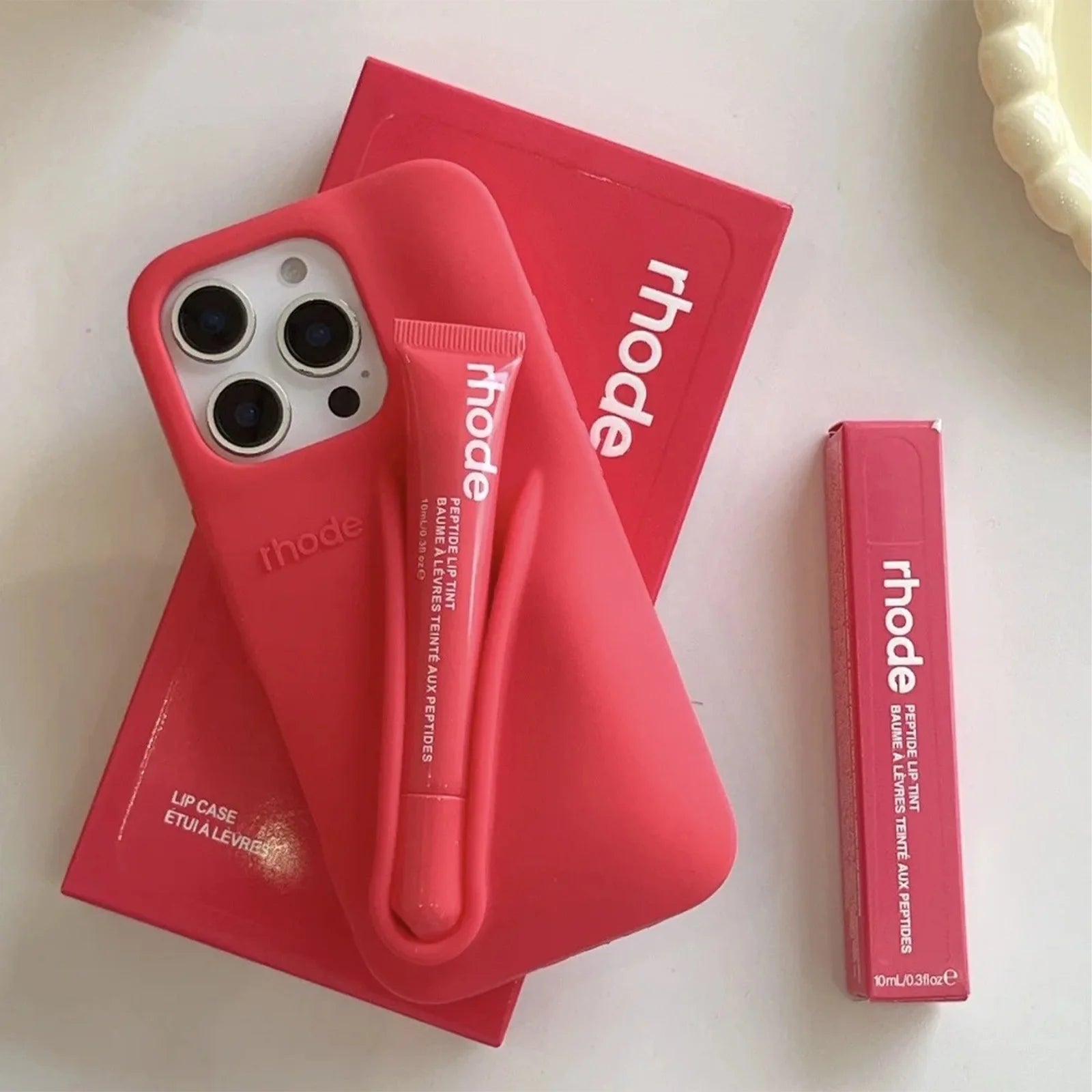 Dames Telefoonhoes Met Lipgloss Set Voor iPhone 13 Tot 17 9